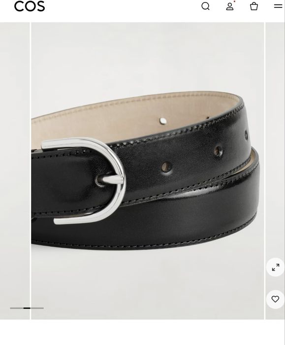 Шкіряний ремінь COS новий