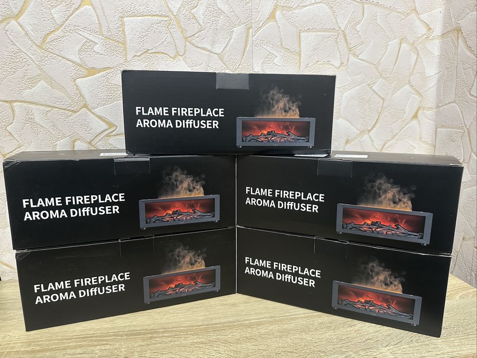 Зволожувач повітря з ефектом живого вогню| Зволожувач Камін з пультом