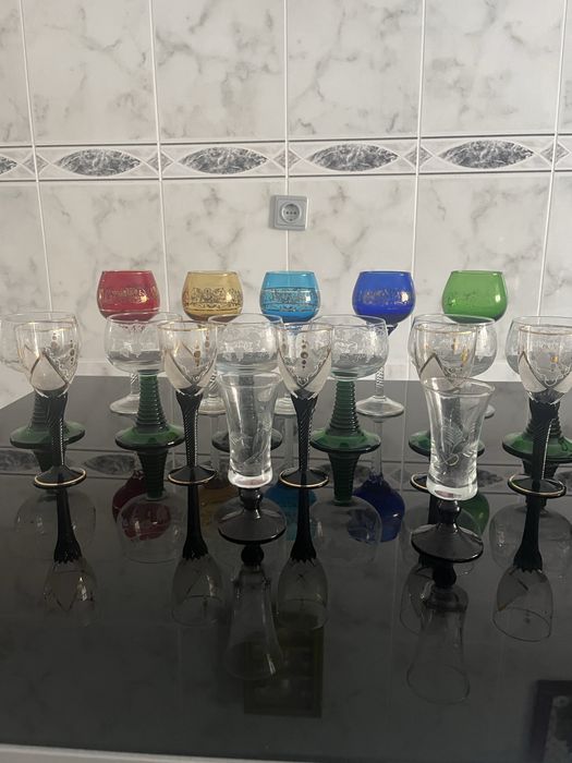 17 Copos de vários tamanhos