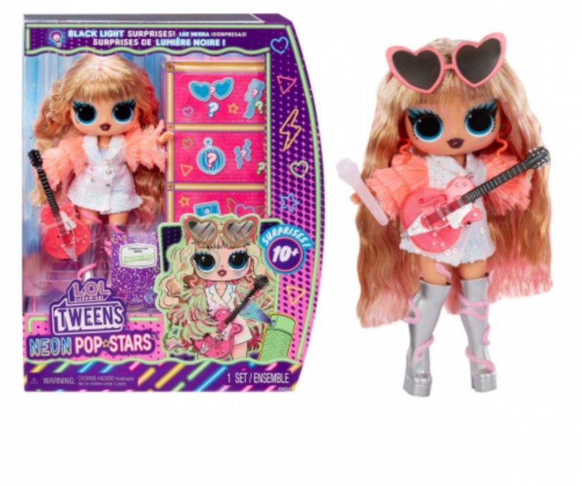 Ігровий набір з лялькою LOL Surprise серії Tweens Neon Pop Тея Старс