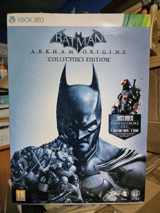 Batman Arkham Origins game Collectors Edition z figurką, steelbook x-box360