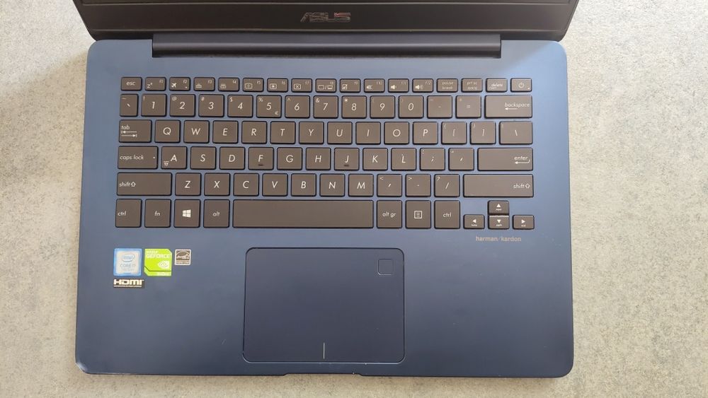 Ноутбук Asus Zenbook  Core i7, ssd 256 ,  8Gb DDR4, видеокарта 940MX
