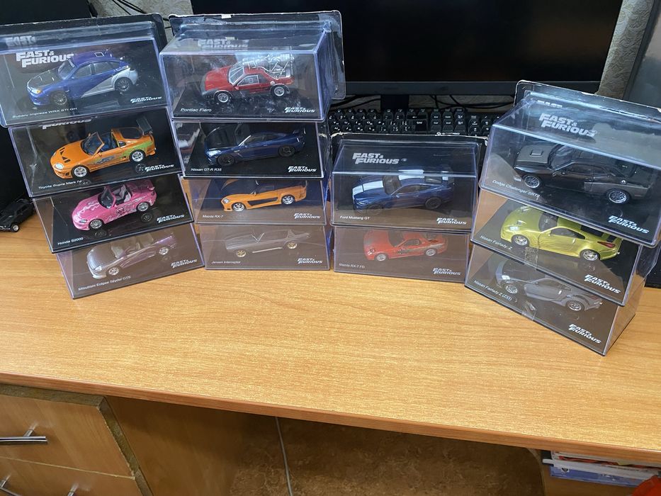 Модели серии Altaya fast and furious 1/43