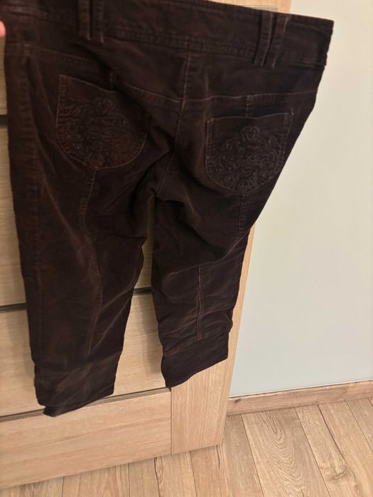 Spodenki Promod rozm. M, sztruksowe ciemny fiolet