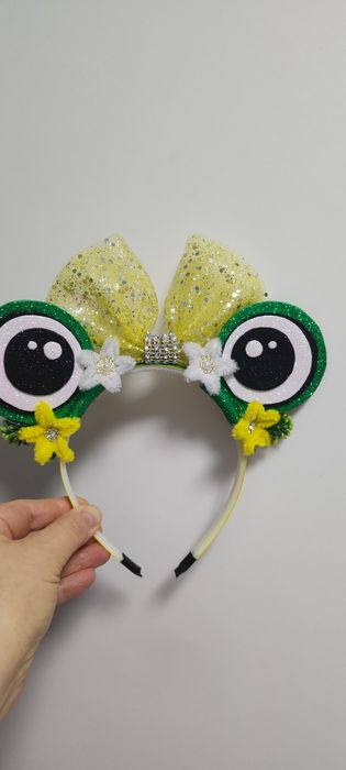 Обруч жабка, зайчик, котик,мишка,білочка,лисичка, вушка котика, лілея