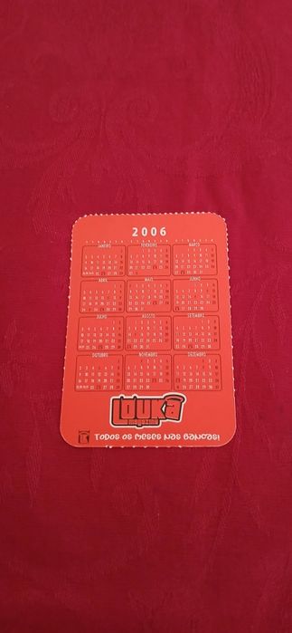 Calendário de bolso Cristiano Ronaldo