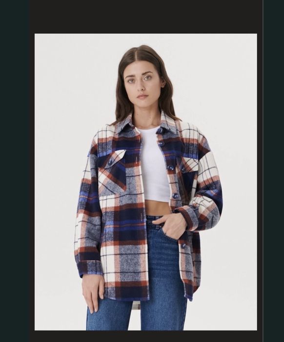 Тепла сорочка , куртка-рубашка , стан новоі SINSAY