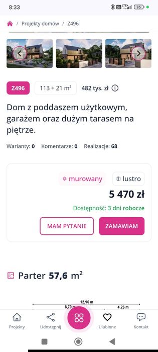 Sprzedam projekt Z496
