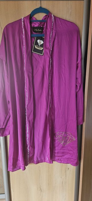 Szlafroczek satynowy Lola Bianka