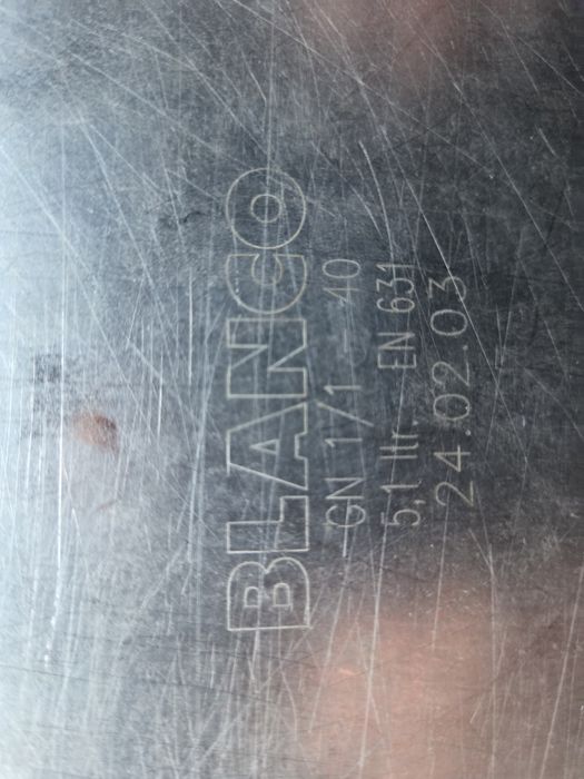 Taca blacha gastronomiczna Blanco