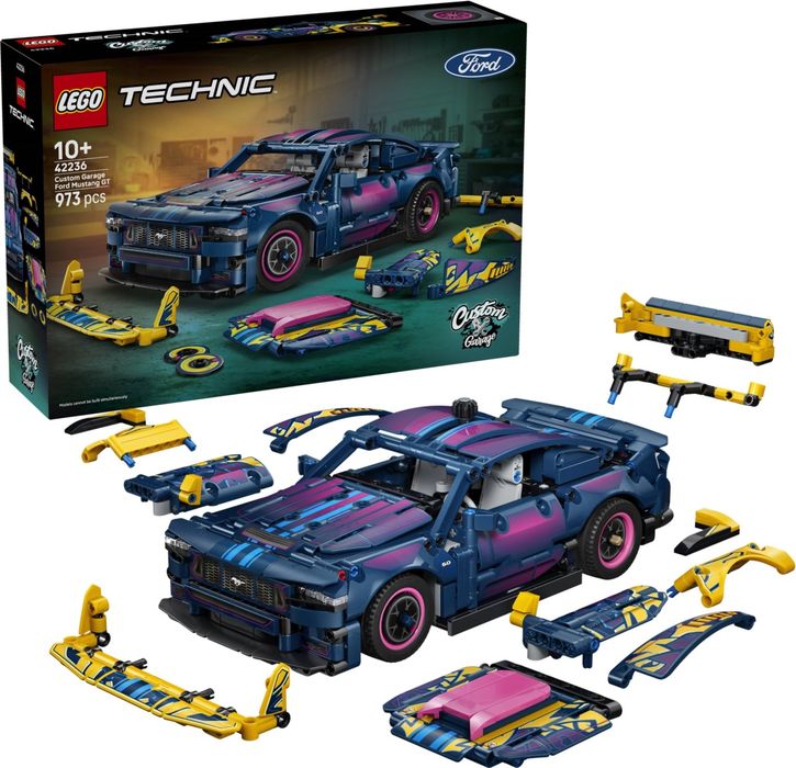 LEGO® 42236 Гараж та Ford Mustang GT (Custom Garage)