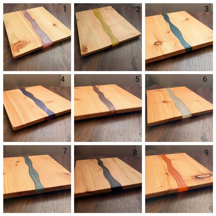 Deska do serwowania z żywicą