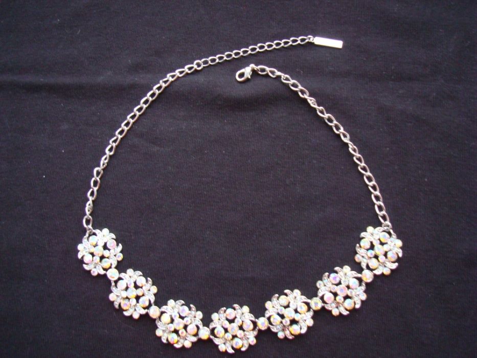 весіл кол'є нове Senso di Donna 49см кристали АБ