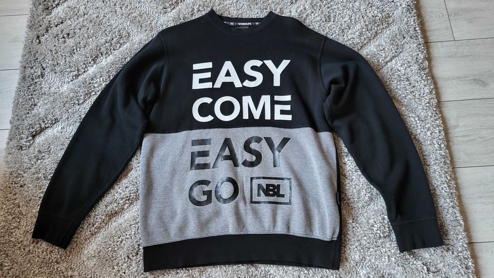 Bluza męska New Bad Line czarno-szara