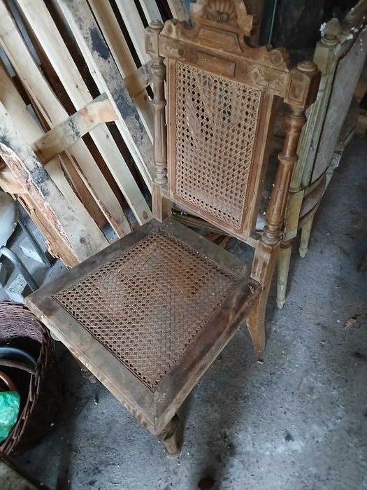 6 szt starych krzeseł ,przedwojenne krzesła,do renowacji,krzesło