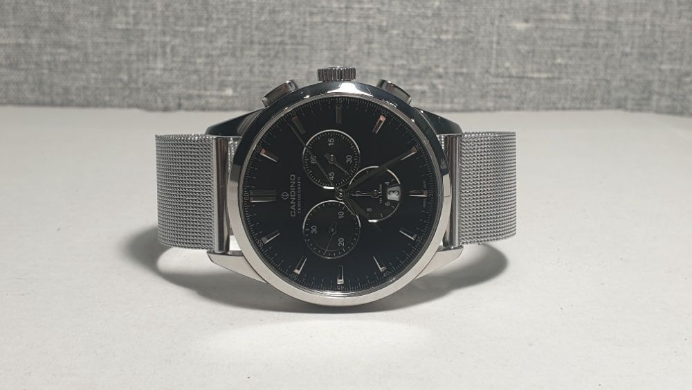 Мужские часы годинник Сandino С4517 Sapphire 43mm 100m Chronograph