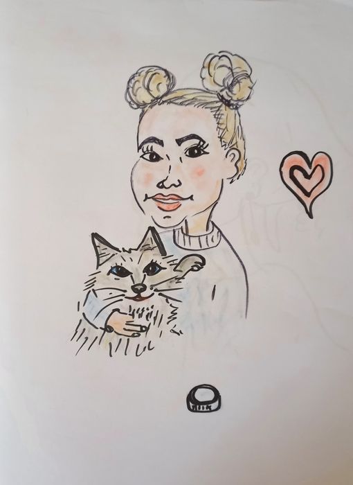 Ilustração por fotografia do seu animal de estimação