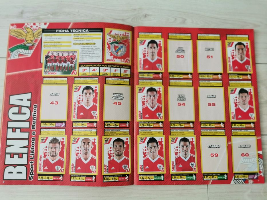 Caderneta Cromos (Panini) Liga Portuguesa