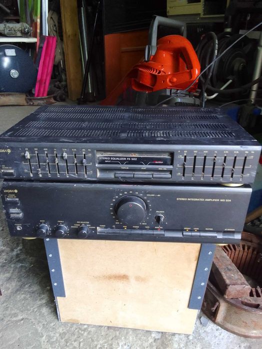 Wzmacniacz Diora zintegrowany WS 504 I korektor graficzny FS 502.