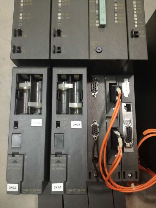 Siemens Simatic S7-400 Redundant Rack Setup (CPU+CP+PS)