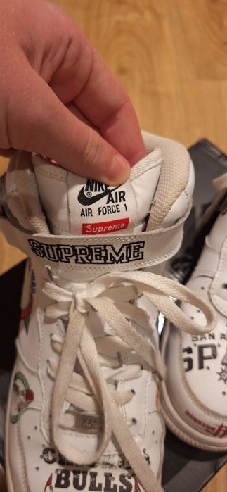 Air Force I high x Supreme x NBA
