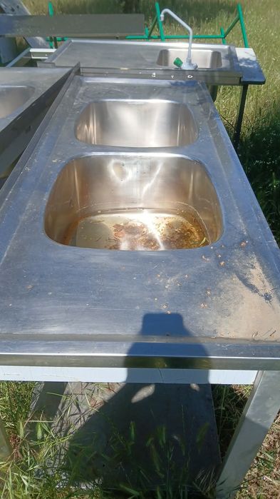 Bancada inox duas