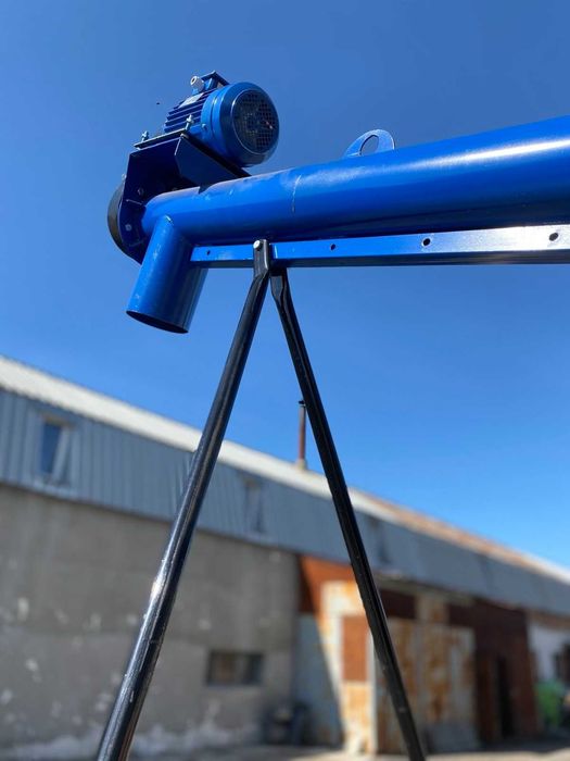 Шнековый навантажувач 159 мм*4 м, шнек, шнековий погрузчик зерна.