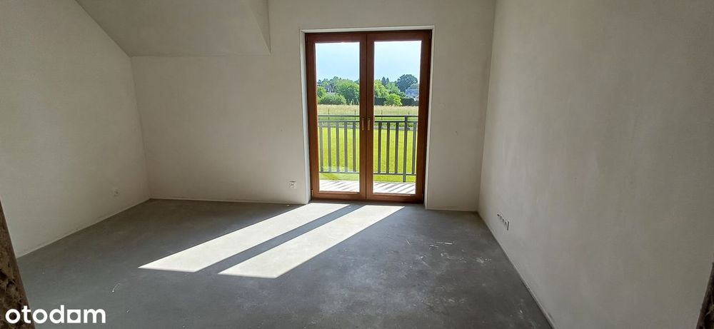 Nowy dom wolnostojący Szyce 170 m2 działka 8,46 ar ogrodzenie kominek