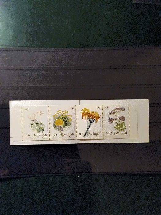 1989 Caderneta Flores Silvestres MNH **
