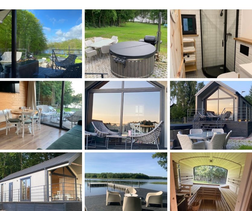 Kaszuby Domek letniskowy własna linią brzegowa, Sauna, balia, jacuzzi