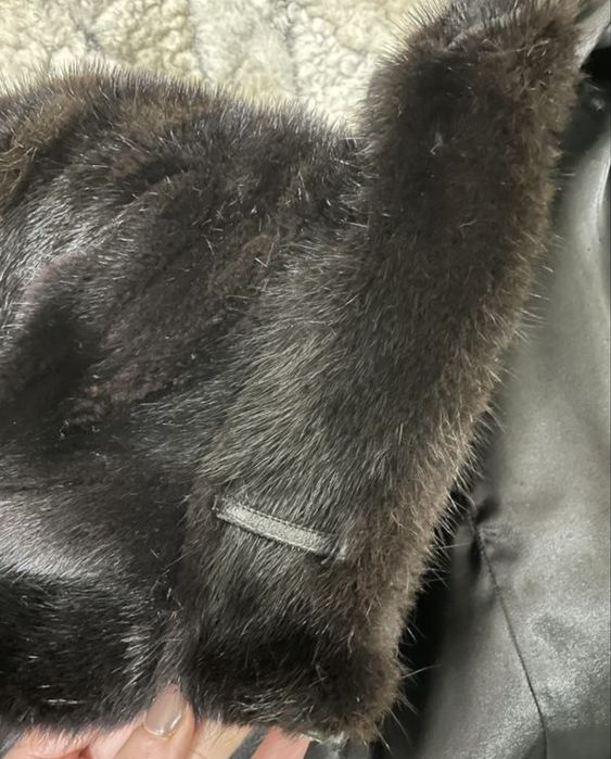 Норкова шуба бомбер