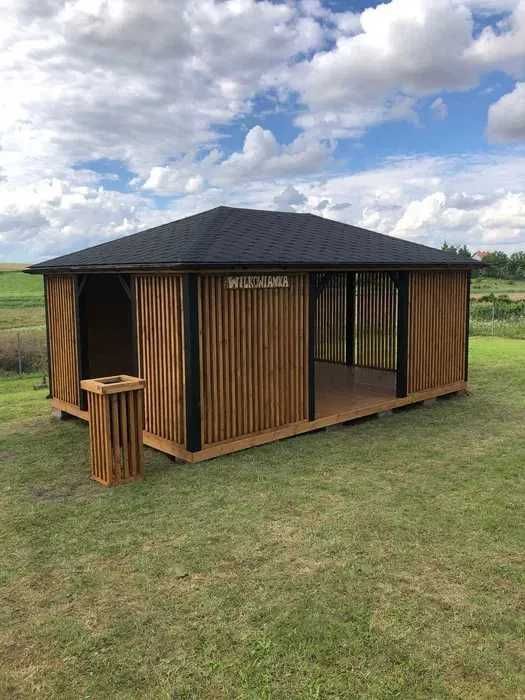 Altana ogrodowa, wiata - produkcja i montaż - różne modele i metraże