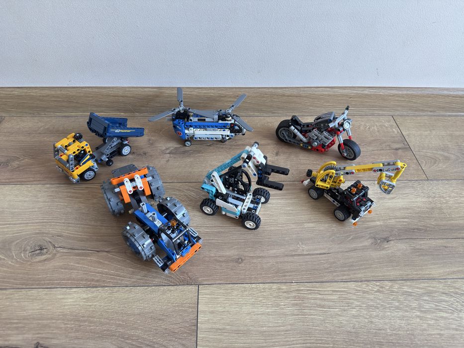 Lego technic 6 szt: 42071, 42031, 42020, 42147,42133, 42132
