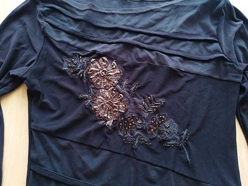 Cienka bluzka damska , przezroczysta, elegancka rozmiar S