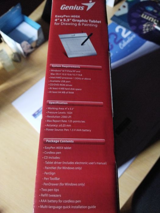 Tablet gráfico Easy pen novo