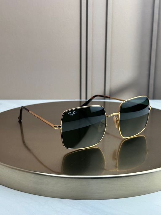 Сонцезахисні окуляри Ray-Ban Square RB1971 золоті G15 квадратні унісекс оригінал