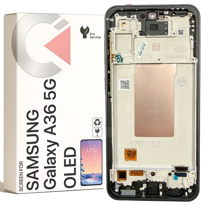 WYŚWIETLACZ LCD DO SAMSUNG A36 5G A366 OLED RAMKA