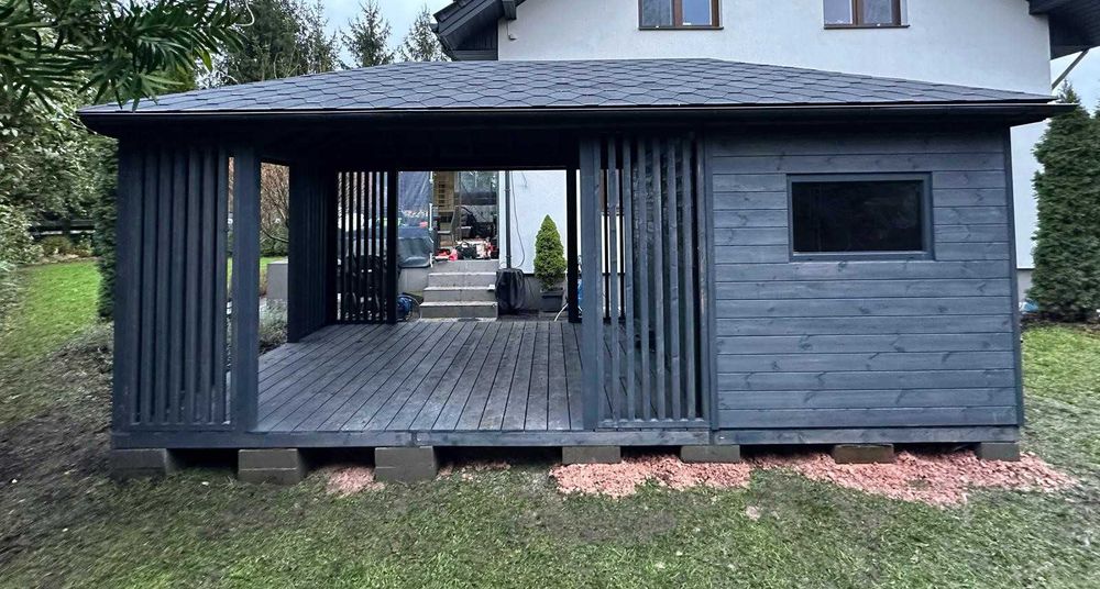 Domek ogrodowy, narzędziowy, altana, domek letniskowy 3x6 m (10)