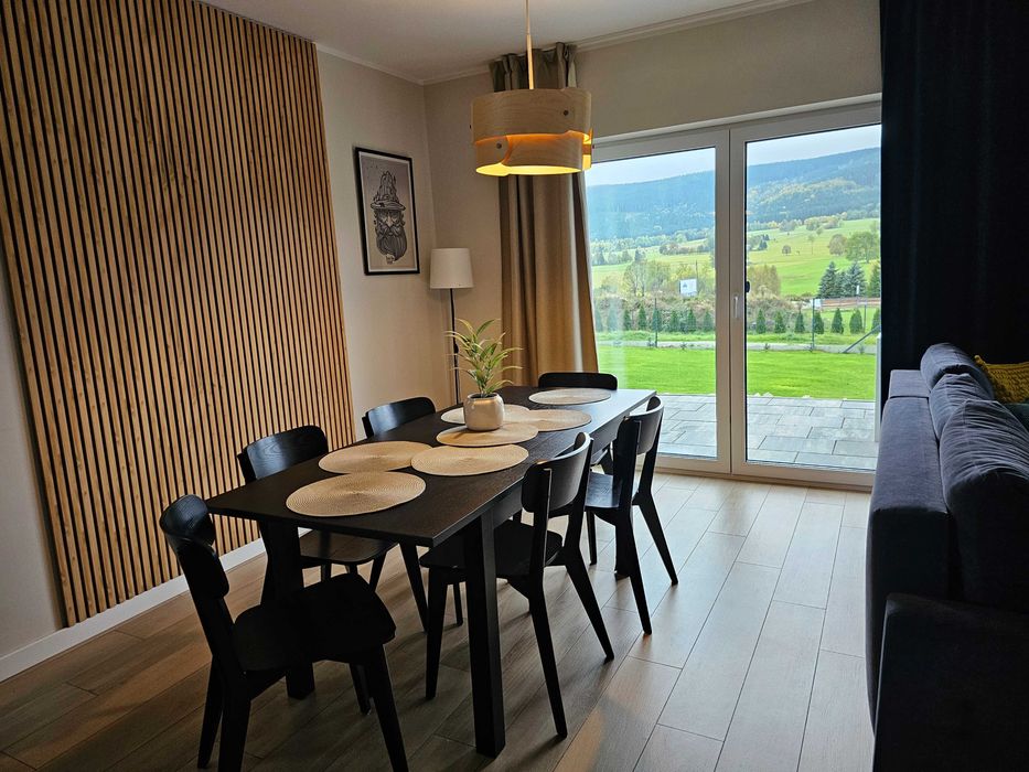 Domek z widokiem na góry, sauna, jacuzzi, Sudety, weekend Zieleniec