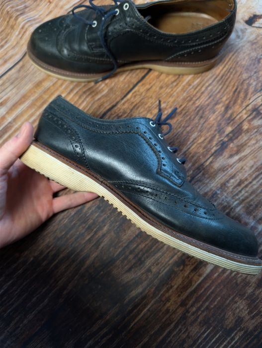 Czarne buty skórzane Oksfordy dr Martens leather boots