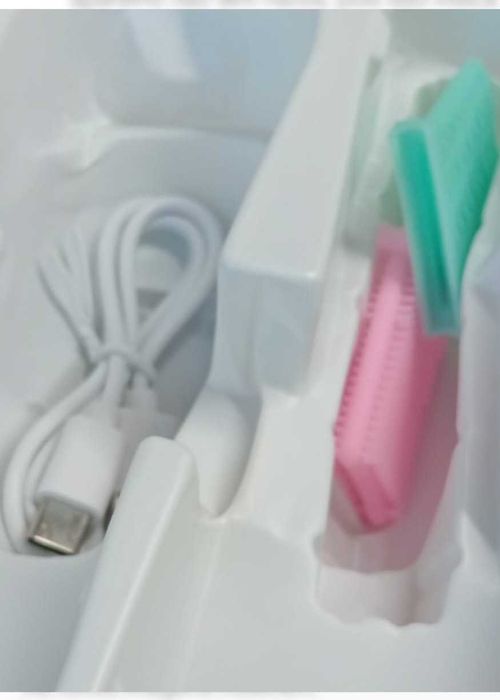 Massageador Facial 5 em 1 M80B | Radiofrequência (RF), EMS e LED