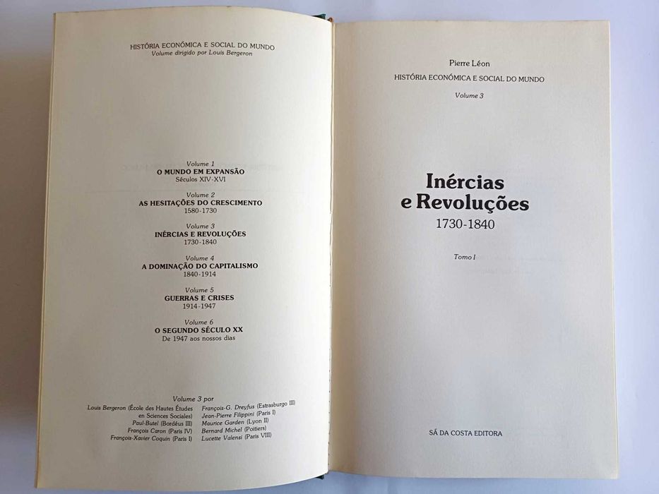 Inércias e revoluções de1730 a1840, V3 T1 (Hist Econ Social do Mundo)