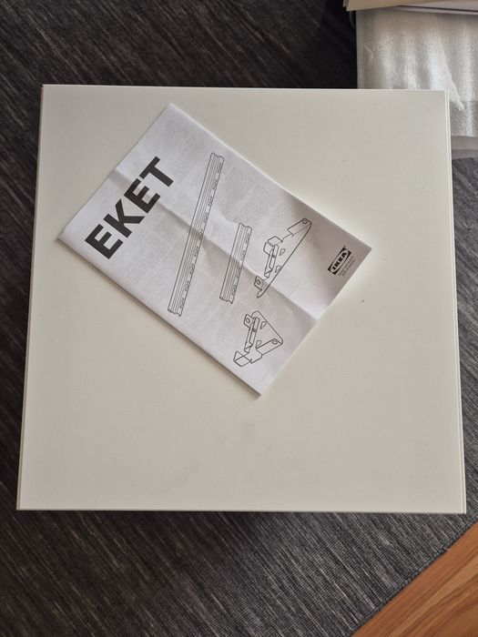 Ikea Bloco Eket branco 35x35x35cm com calha suspensão