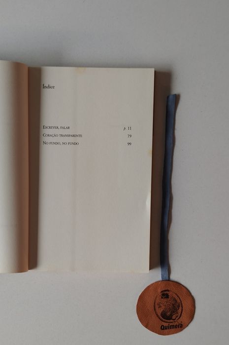 Escrever, Falar, Dois diálogos e um monólogo