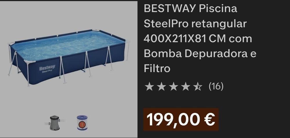 Piscina Bestway steelpro