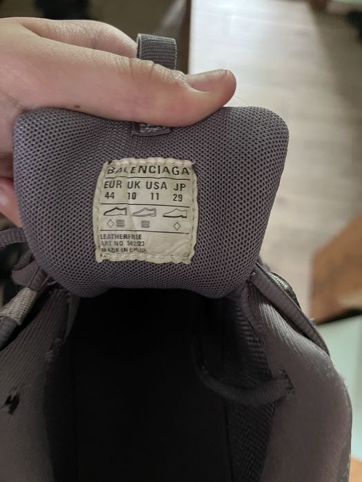 balenciaga track 1 faded purple