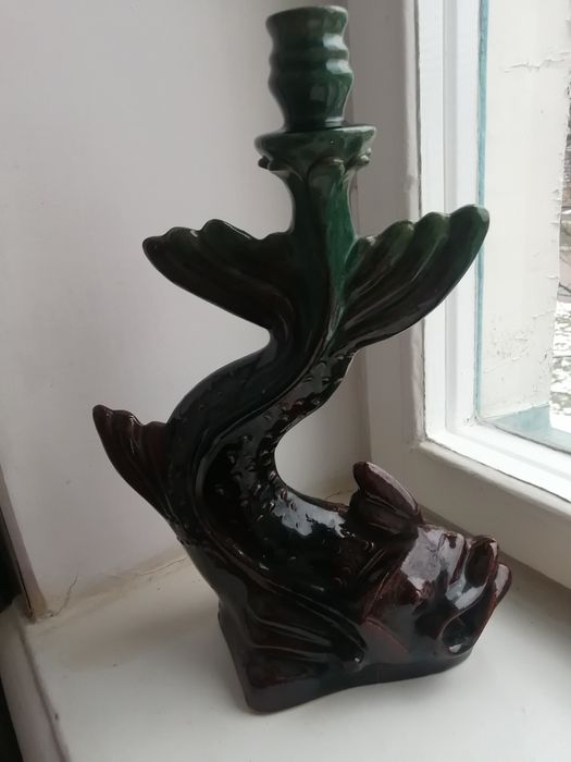 Подсвечник керамический "Рыба"