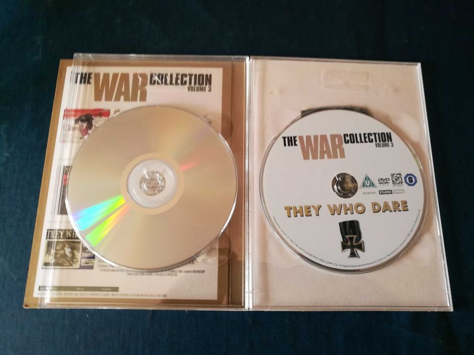 Cross Of Iron / The Wooden Horse / They Who Dare 3XDVD (áudio Ing)