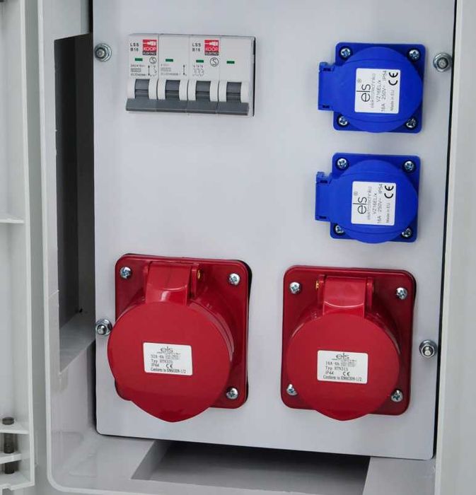 Rozdzielnica Budowlana 32A 16A 5P 2x230V Zabezpieczenia B16 - OKAZJA