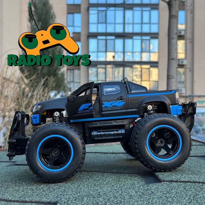 Джип на радиоуправлении Protector Monster Truck синий | Монстр-трак